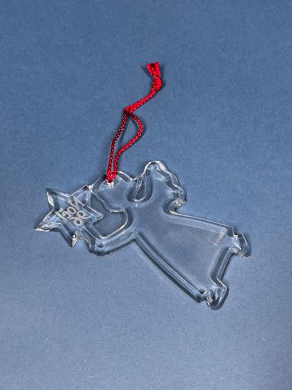 BACCARAT, Noël 1996 
Ange de Noël en cristal...