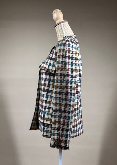 CHRISTIAN LACROIX 
Veste en tweed à carreaux...