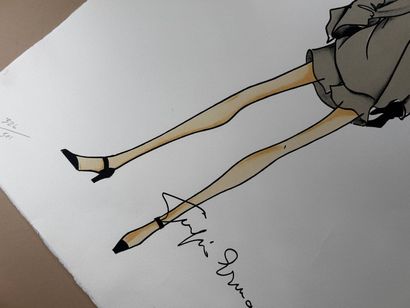 Giorgio ARMANI (1934-2025) 
Silhouette de...