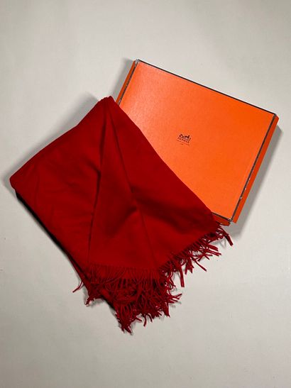HERMÈS PARIS 
Plaid en cachemire et laine...
