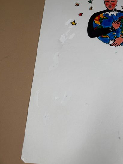 Jean-Charles de CASTELBAJAC 
Réunion de trois...