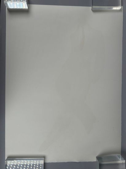Giorgio ARMANI (1934-2025) 
Silhouette d'homme
Lithographie...