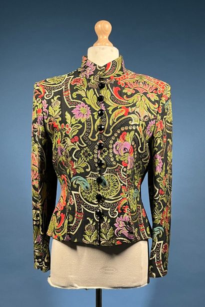 CHRISTIAN LACROIX Prêt-à-porter 
Veste noire...