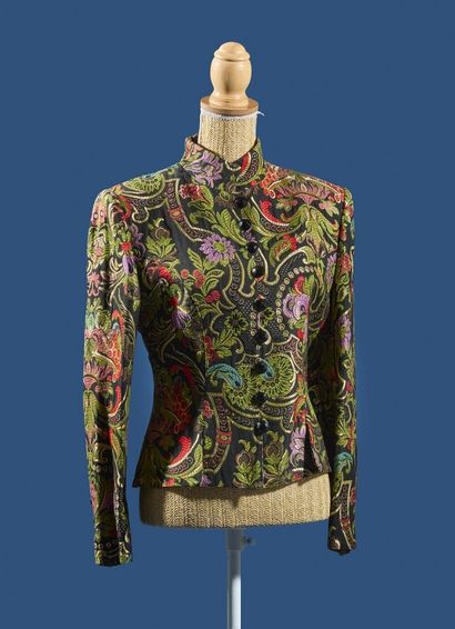 CHRISTIAN LACROIX Prêt-à-porter 
Veste noire...