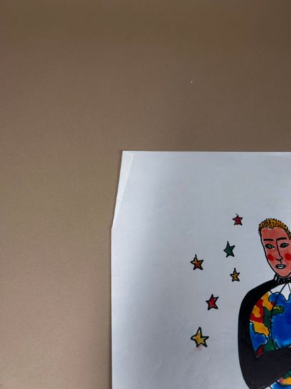 Jean-Charles de CASTELBAJAC 
Réunion de trois...