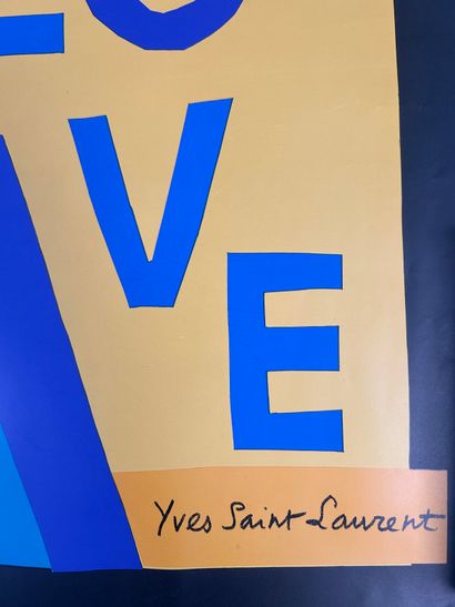 Yves SAINT LAURENT - 1986
Affiche 
