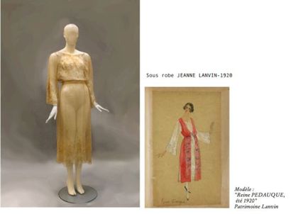 Jeanne LANVIN, summer 1920, no. 7502.
Ivory...