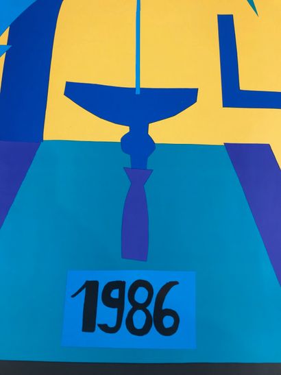 Yves SAINT LAURENT - 1986
Affiche 