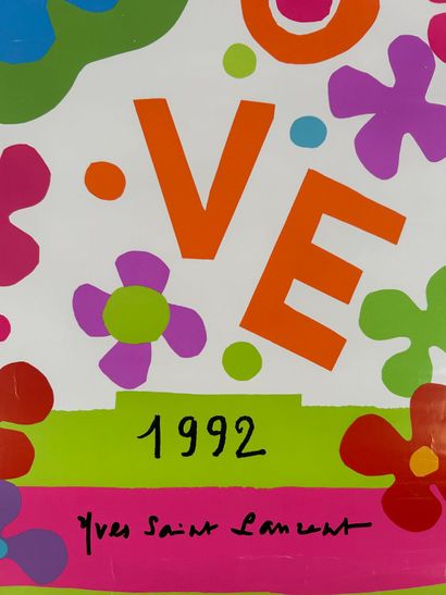 Yves SAINT LAURENT - 1992
Affiche 