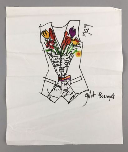Jean-Charles de CASTELBAJAC 
Réunion de trois...