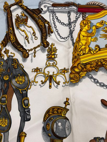 HERMÈS Paris
Carré en twill de soie imprimé,...