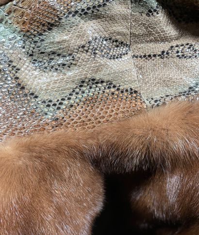 ANONYMOUS 
Pastel mink sleeveless cardigan,...
