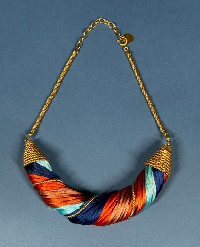HELIETTA CARACCIOLO.
Necklace in orange,...