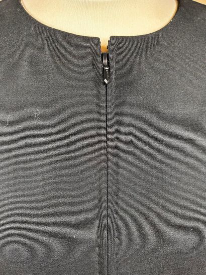 CHRISTIAN LACROIX
Tailleur en ottoman noir...