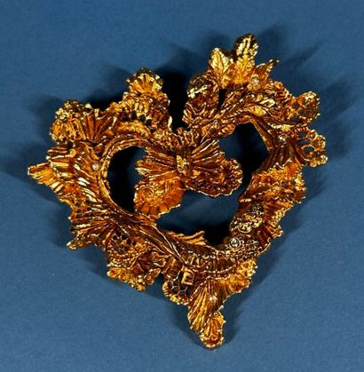 CHRISTIAN LACROIX, Noël 1995
Broche en métal...