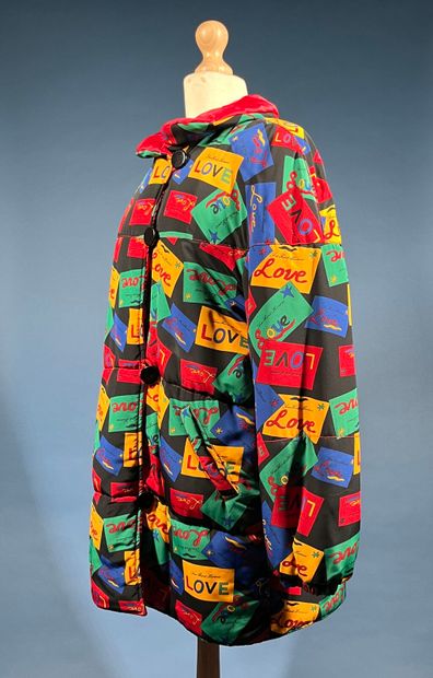YVES SAINT LAURENT 
Doudoune réversible satinée...