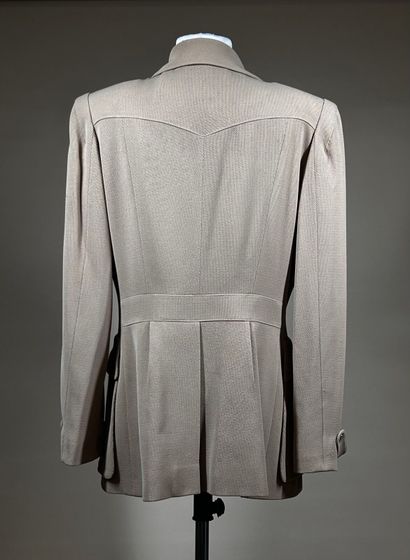 LAGERFELD 
Lot de deux vestes en gabardine...
