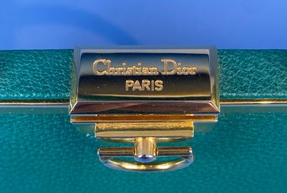 CHRISTIAN DIOR
Green leather Doctor bag,...