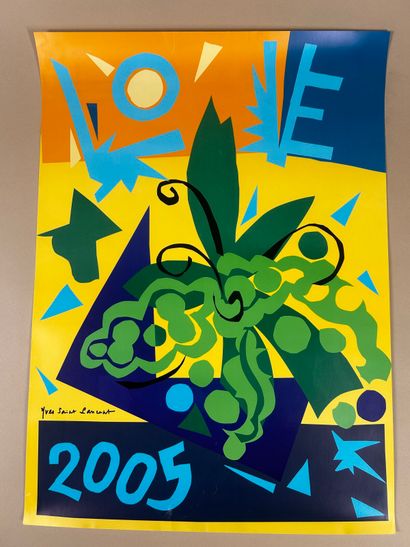 YVES SAINT LAURENT - 2005.
Affiche 