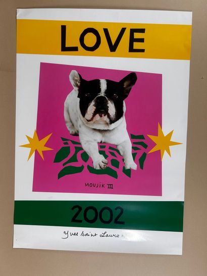 YVES SAINT LAURENT, 2002
Affiche 