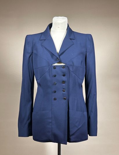 LAGERFELD 
Lot de deux vestes en gabardine...