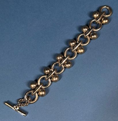 PACO RABANNE. 
Silver-plated bracelet with...