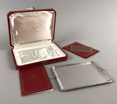 CARTIER Paris 
Plateau porte-cartes de visite...
