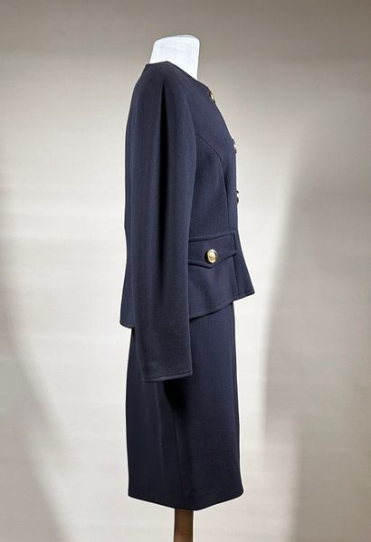 CHRISTIAN LACROIX
Tailleur en crêpe de laine...