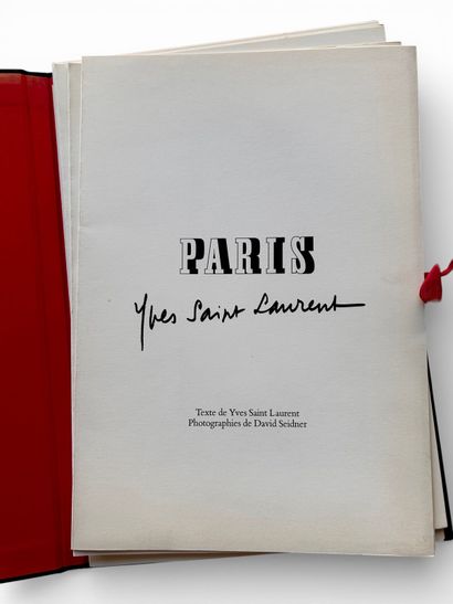 [YVES SAINT LAURENT]
Réunion de deux livrets...