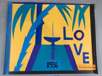Yves SAINT LAURENT - 1986
Affiche 