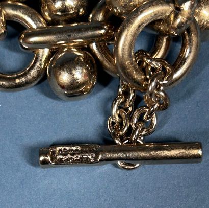 PACO RABANNE. 
Silver-plated bracelet with...