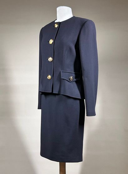 CHRISTIAN LACROIX
Tailleur en crêpe de laine...