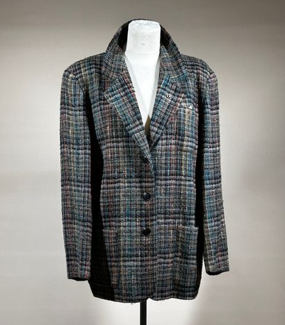 DIOR 2
Veste en tweed à carreaux à dominante...