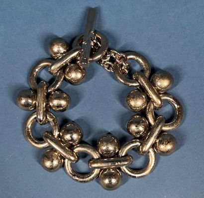 PACO RABANNE. 
Silver-plated bracelet with...