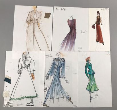 Fort lot de dessins et photocopies couleur...