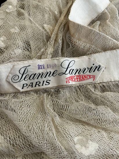 Jeanne LANVIN, summer 1920, no. 7502.
Ivory...