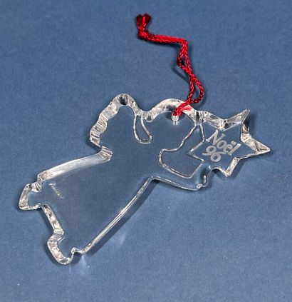 BACCARAT, Noël 1996 
Ange de Noël en cristal...
