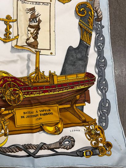 HERMÈS Paris
Carré en twill de soie imprimé,...