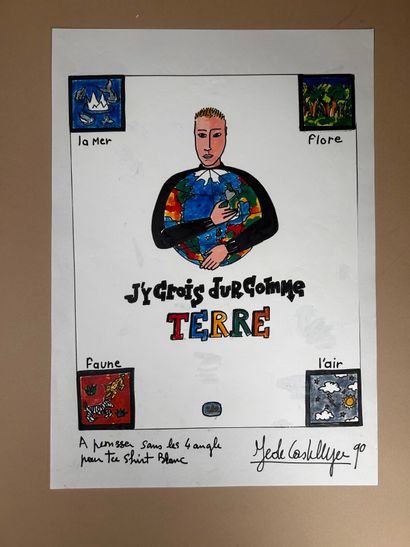 Jean-Charles de CASTELBAJAC 
Réunion de trois...