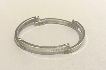 GUCCI 
Articulated silver bracelet (925 thousandths)....