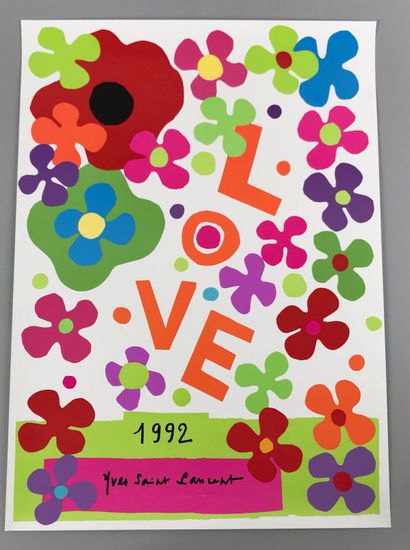 Yves SAINT LAURENT - 1992
Affiche 
