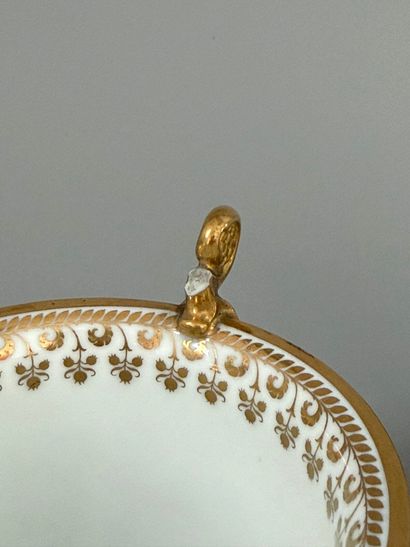 SÈVRES. 
Two A.B. in porcelain from the Éloge...