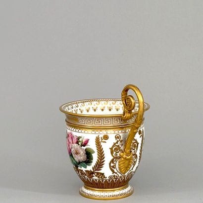 SÈVRES. 
A.B. porcelain cup from the Éloge...