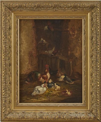 Claude GUILLEMINET (1821-1885) 
Two scenes...