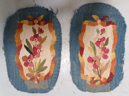 AUBUSSON, 18th century
Reunion of four tapestry...