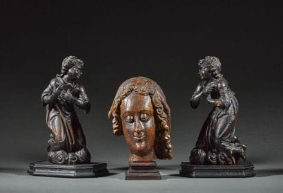 FRANCE, 17th century
Adoring Angels
Pair...