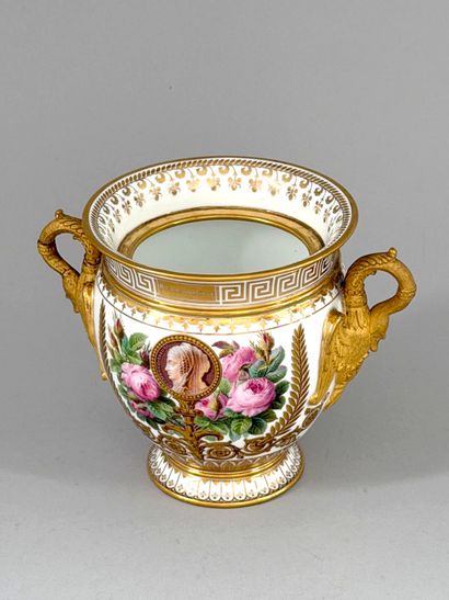 SÈVRES. 
Brachard porcelain sugar pot from...
