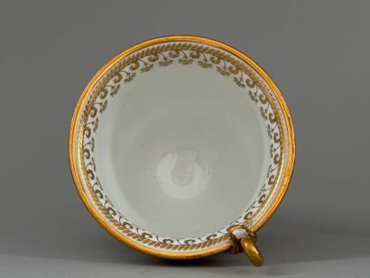 SÈVRES. 
Two A.B. in porcelain from the Éloge...