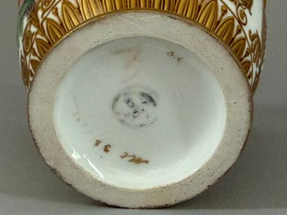 SÈVRES. 
Two A.B. in porcelain from the Éloge...