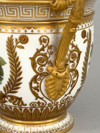 SÈVRES. 
A.B. porcelain cup from the Éloge...